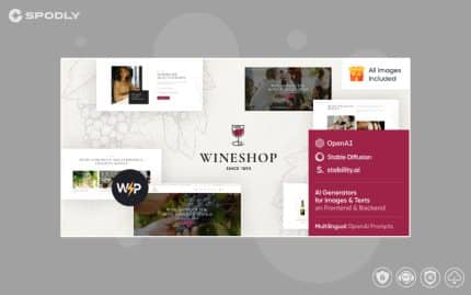 WineShop - Food & Wine Store WordPress Theme