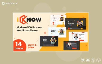 iKnow - Personal Portfolio WordPress Theme