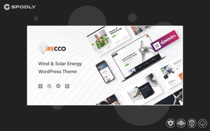 iRecco - Wind & Solar Energy WordPress Theme