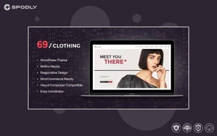 69 Clothing Brand Store & Fashion Boutique WordPress Theme