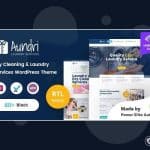 Aundri - Dry Cleaning Services WordPress Theme + RTL