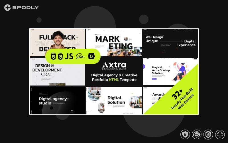 Axtra - Digital Agency Portfolio Template Axtra - Digital Agency Portfolio Template
