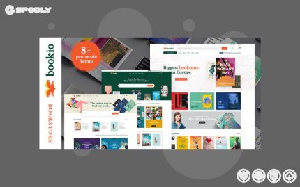 Bookio – Book Store WooCommerce WordPress Theme