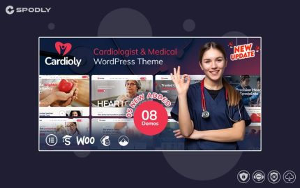 Cardioly - Cardiologist and Medical WordPress theme