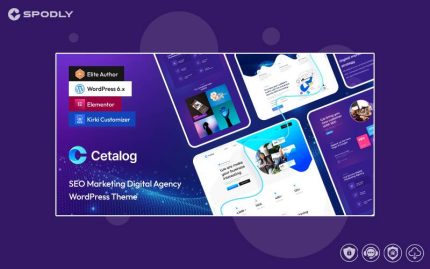 Cetalog - Marketing & SEO Agency WordPress Theme + RTL