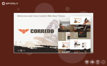 Corredo Motorcycle & Bike Race Sports WordPress Theme