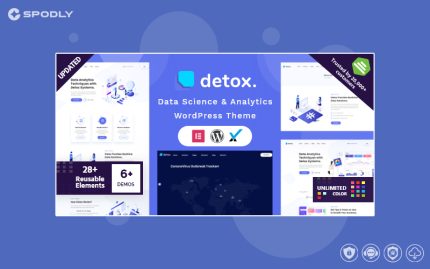 Detox - Data Science & Analytics WordPress Theme