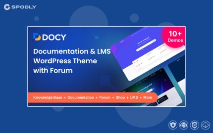 Docy - Premium Documentation, Knowledge base & LMS WordPress Theme with Forum