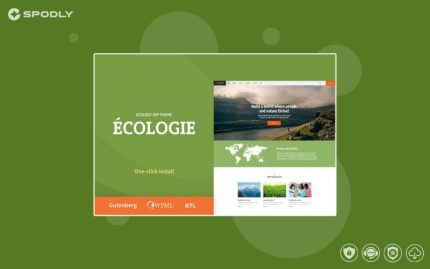 Ecologie Environmental and Ecology WordPress Theme