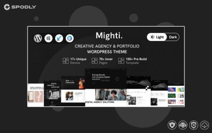 Mighti - Creative Agency & Portfolio WordPress Theme