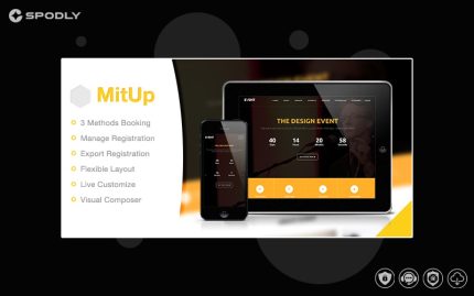 MitUp - Event & Conference WordPress Theme