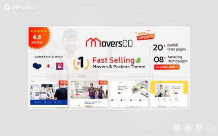 MoversCO - Movers & Packers WordPress Theme