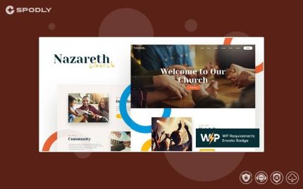 Nazareth Church & Religion WordPress Theme