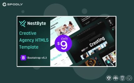 Nestbyte- Creative Agency and Startup WordPress Theme