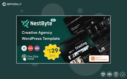 Nestbyte- Creative Agency and Startup WordPress Theme