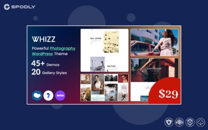 WHIZZ Photography WordPress Theme