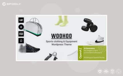 Woo Hoo - Sports Store WordPress Theme