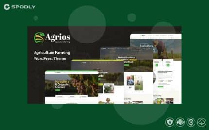 Wordpress Theme Agrios - Agriculture Farming WordPress Theme