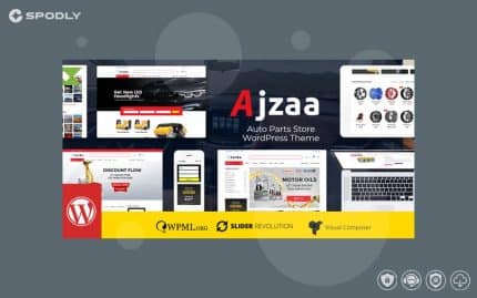 Wordpress Theme Ajzaa - Auto Parts Store WordPress Theme
