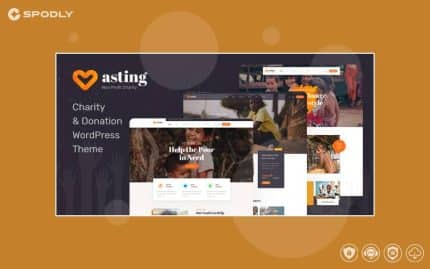 Wordpress Theme Asting - Charity & Donation WordPress Theme