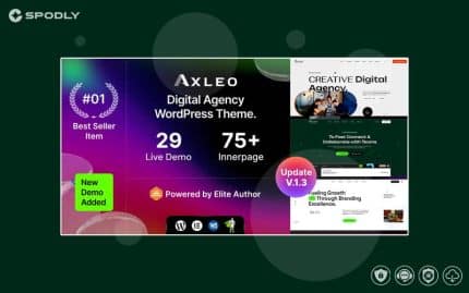 Wordpress Theme Axleo - Digital Agency WordPress Theme
