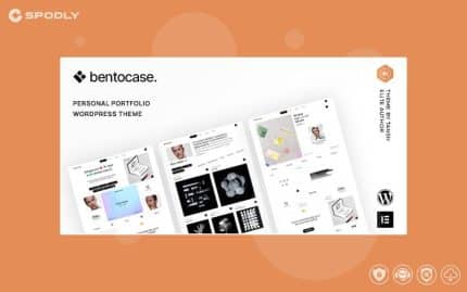 Wordpress Theme Bentocase - Personal Portfolio WordPress Theme