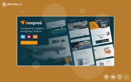 Wordpress Theme Bexpres - Transport & Logistics WordPress Theme