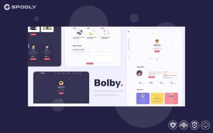 Wordpress Theme Bolby - Portfolio_CV_Resume WordPress Theme