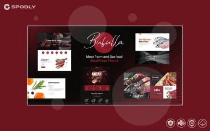 Wordpress Theme Bubulla - Meat Farm, Butcher & Seafood Store WordPress Theme