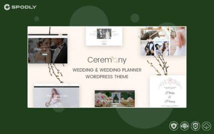 Wordpress Theme Ceremony - Wedding Planner WordPress Theme