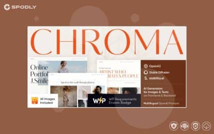Wordpress Theme Chroma - Photography Portfolio WordPress Theme