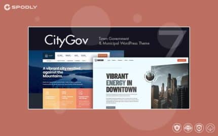 Wordpress Theme CityGov - City Government & Municipal WordPress Theme
