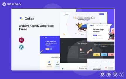 Wordpress Theme Collax - Tema de WordPress para agencia creativa