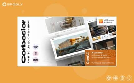 Wordpress Theme Corbesier - Architecture WordPress Theme