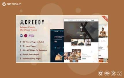 Wordpress Theme Creedy - Church & Religion Theme