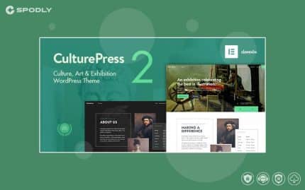 Wordpress Theme CulturePress - Art & Culture WordPress Theme