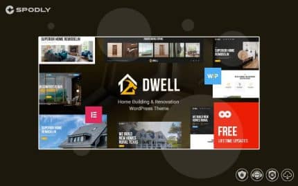 Wordpress Theme Dwell - Building, Construction & Renovation Theme