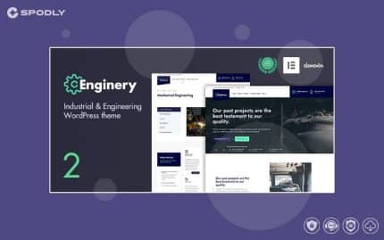 Wordpress Theme Enginery - Industrial & Engineering WordPress Theme