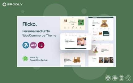 Wordpress Theme Flicko - Pesonalised Gifts WooCommerce WordPress Theme