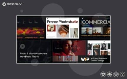 Wordpress Theme Frame - Photo & Video Production WordPress Theme + AI