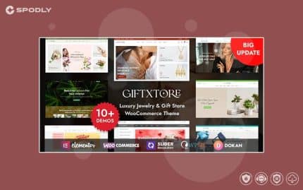 Wordpress Theme GiftXtore - Luxury Jewelry & Gift Store Elementor WooCommerce WordPress Theme