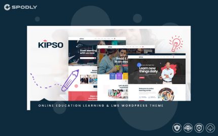 Wordpress Theme Kipso - Education LMS WordPress Theme
