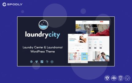 Wordpress Theme Laundry City Dry Cleaning Services WordPress Theme