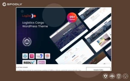 Wordpress Theme Logzee - Tema de WordPress para carga logística