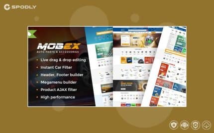 Wordpress Theme Mobex - Auto Parts WordPress Theme