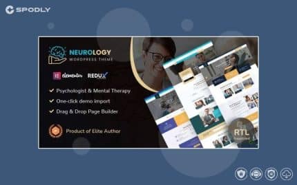 Wordpress Theme Neurology - Psychology & Counseling WordPress Theme + RTL