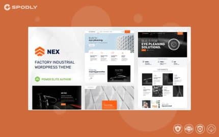 Wordpress Theme Nex – Industrial WordPress Theme