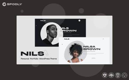 Wordpress Theme Nils - Personal Portfolio WordPress Theme