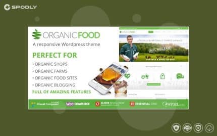 Wordpress Theme OrganicFood _ Responsive WordPress Theme