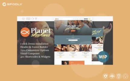 Wordpress Theme Planet Shakers _ Church & Religion WordPress Theme